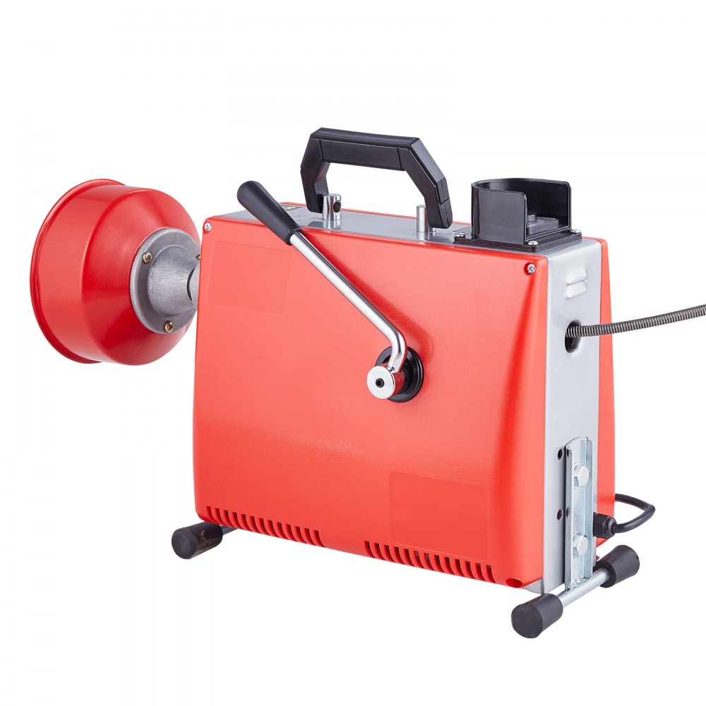 010684625856 - 66FT Drain Cleaner with 7 Cutters & Powerful 250W Motor