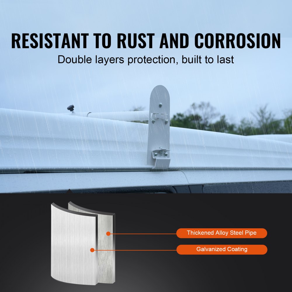 BYCD-005 - Adjustable Van Roof Rack, 750 lbs Capacity, Fits Chevrolet & GMC