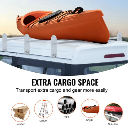 BYCD-005 - Adjustable Van Roof Rack, 750 lbs Capacity, Fits Chevrolet & GMC