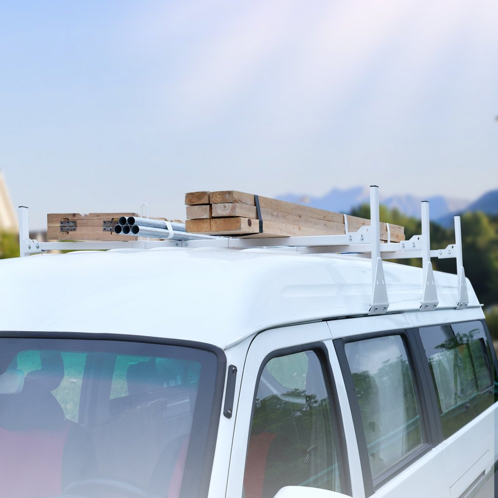 BYCD-007 - Adjustable Alloy Steel Van Ladder Rack, 750 lbs Capacity