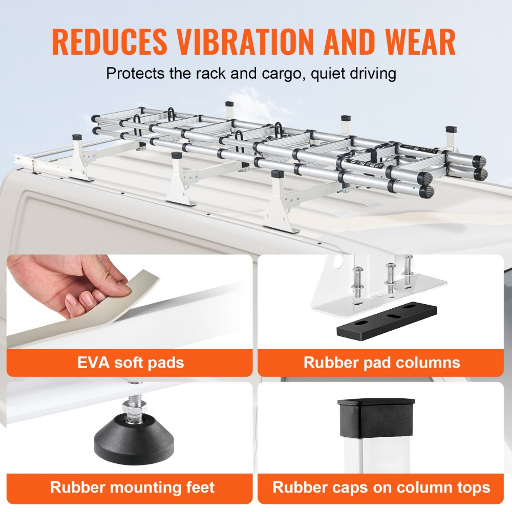 BYCD-011 - Heavy-Duty Roof Ladder Rack for Ford Transit 2013-2024