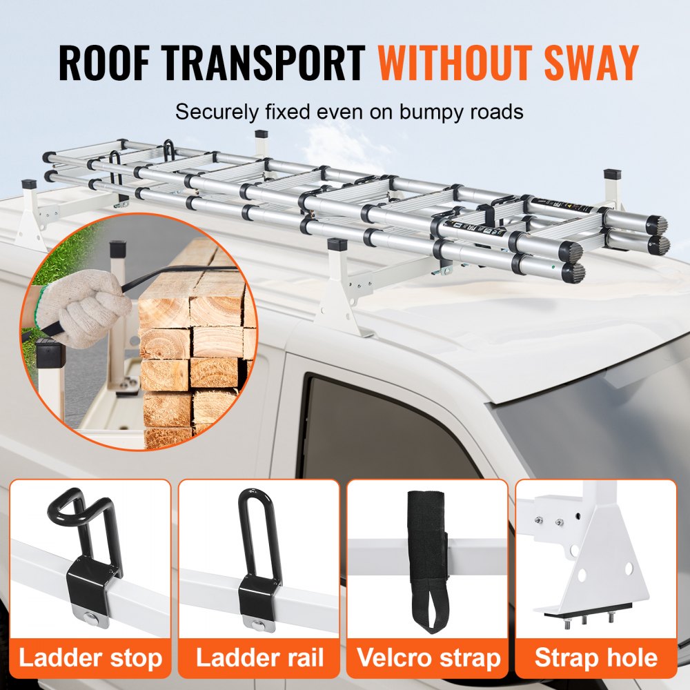 BYCD-016 - Heavy-Duty Q235 Van Roof Rack for Safe Cargo Transport