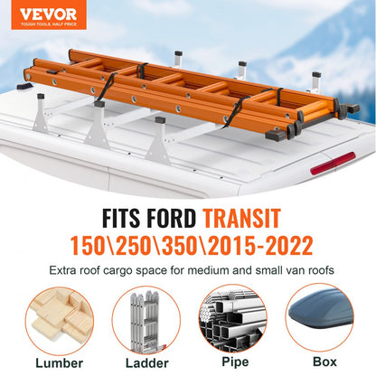 BYCD-010 - Heavy-Duty Q235 Van Roof Rack for Efficient Ladder Transport