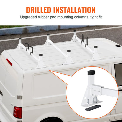 BYCD-010 - Heavy-Duty Q235 Van Roof Rack for Efficient Ladder Transport
