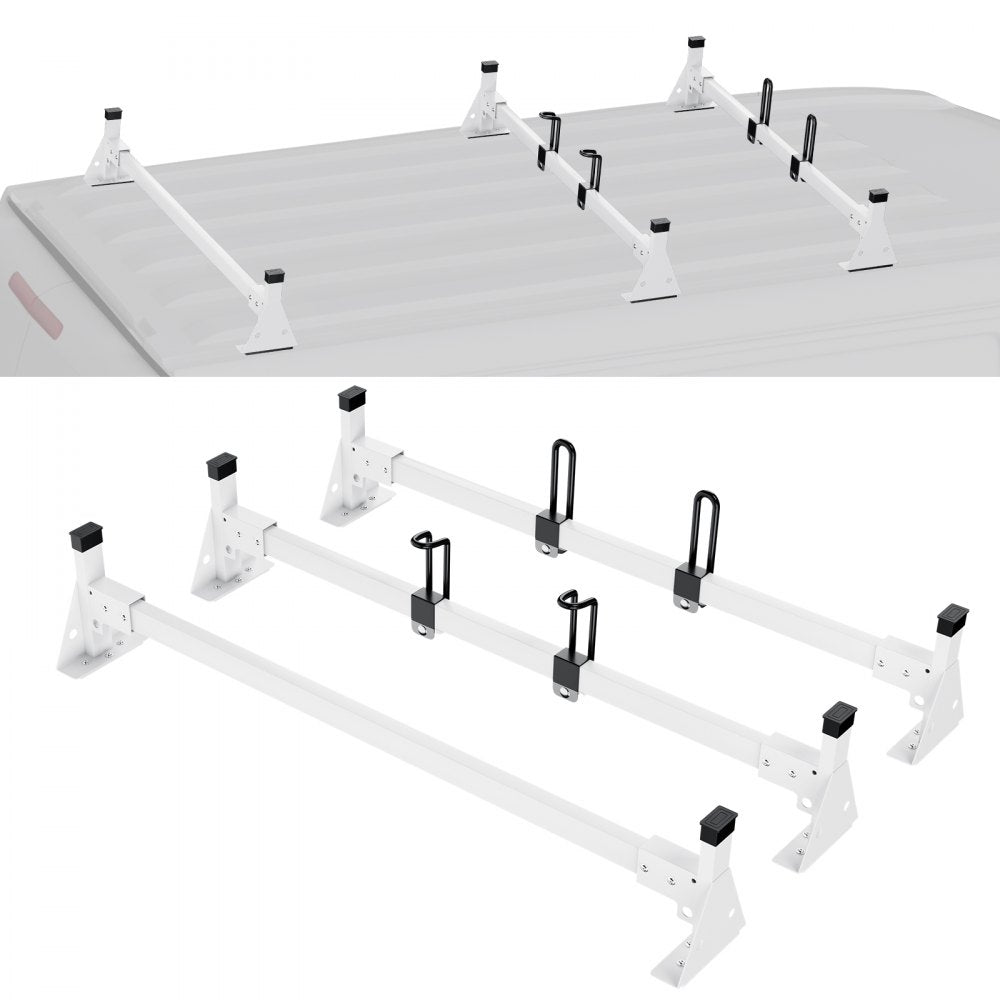 BYCD-010 - Heavy-Duty Q235 Van Roof Rack for Efficient Ladder Transport