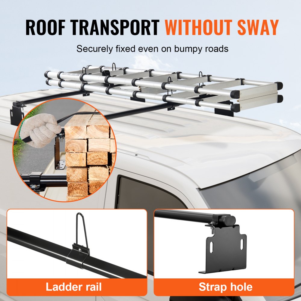 BYCD-014 - Heavy-Duty Q235 Van Roof Rack for Safe Item Transport