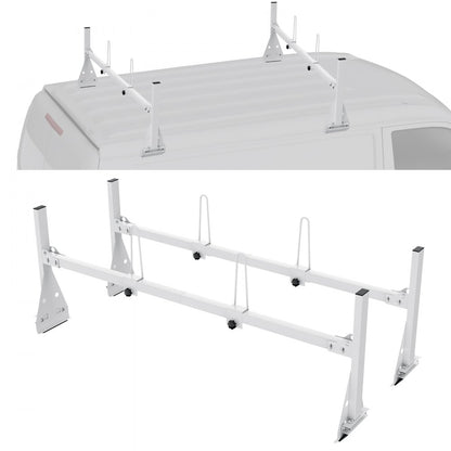 BYCD-017 - Adjustable Van Roof Ladder Rack, 600 lbs Capacity, Q235 Material