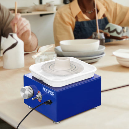 010272928053 - Compact Mini Pottery Wheel for Kids & Beginners