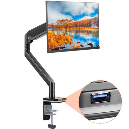 ZB10U - Adjustable VEVOR Monitor Mount Supports 13"-35" Screens, USB Ports