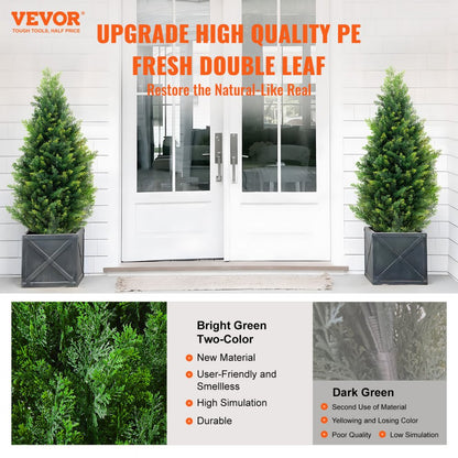 SM-BS-90 - 36" UV-Resistant Cedar Topiary Tree - No Maintenance Needed