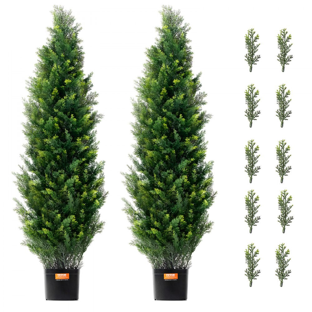 SM-BS-120 - 4' UV-Resistant Artificial Cedar Tree, No Maintenance Needed