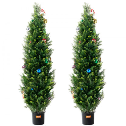 SM-BS-150 - 5' UV-Resistant Artificial Cedar Tree for Year-Round Greenery