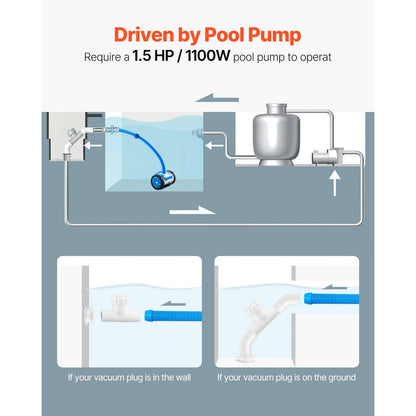 R5 - Automatic 20x40 ft Pool Cleaner with Quiet Operation and Power Suction