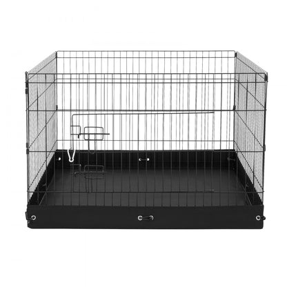 TT-PP1005S-F - 24" High Metal Dog Playpen with 600D Floor Mat