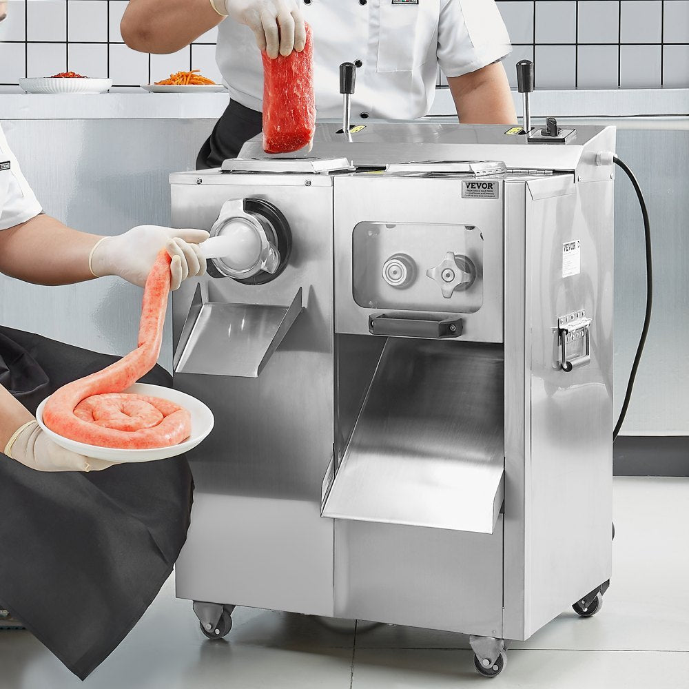 JQ-7F - High-Power Stainless Steel Meat Grinder & Slicer with Detachable Blade