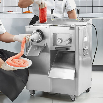 JQ-7F - High-Power Stainless Steel Meat Grinder & Slicer with Detachable Blade