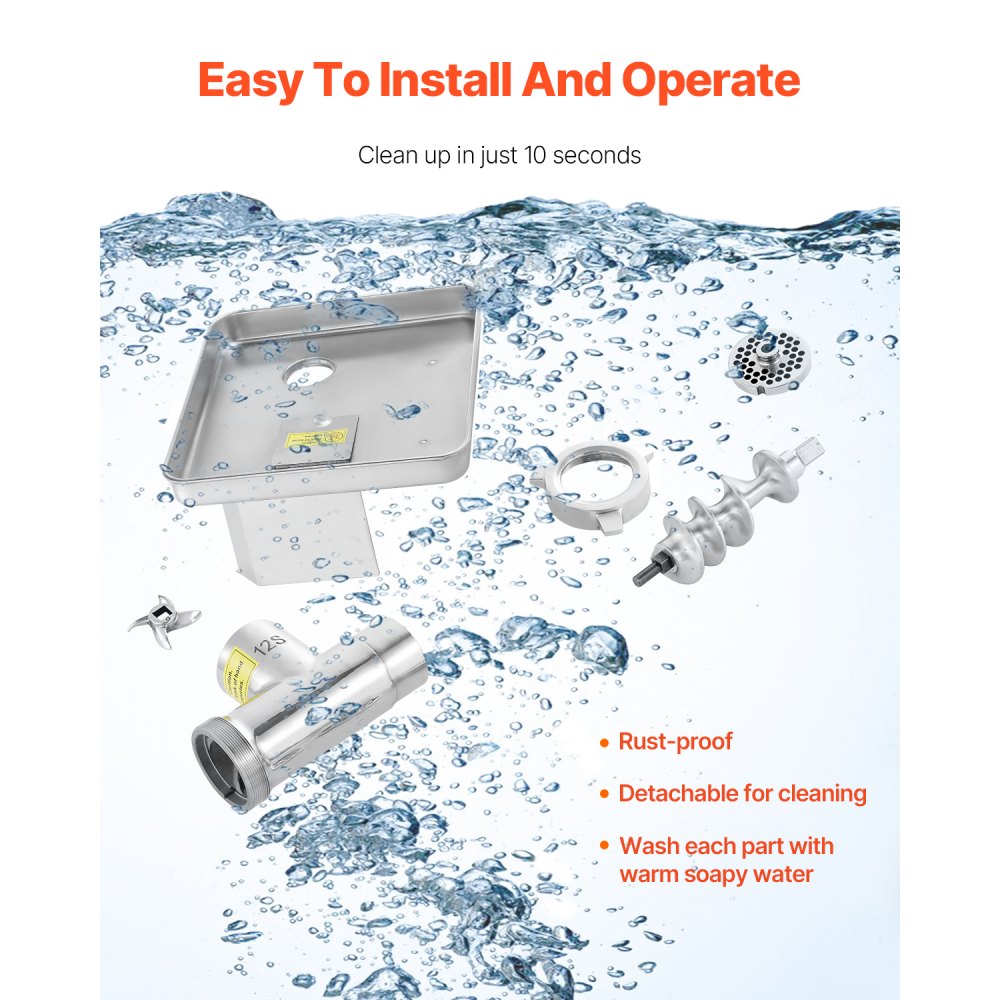 JQ-90A-12 - High-Power Electric Meat Grinder & Slicer for Efficient Sausage Making