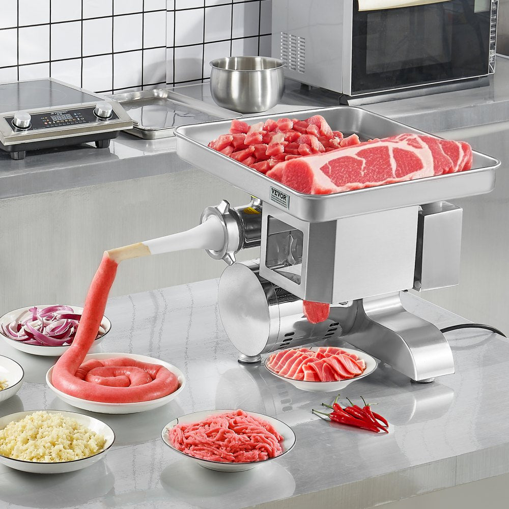 JQ-90A-12 - High-Power Electric Meat Grinder & Slicer for Efficient Sausage Making