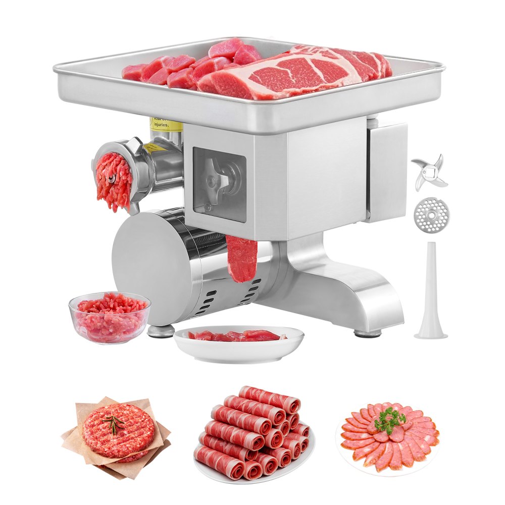 JQ-90A-12 - High-Power Meat Grinder & Slicer with Copper Motor