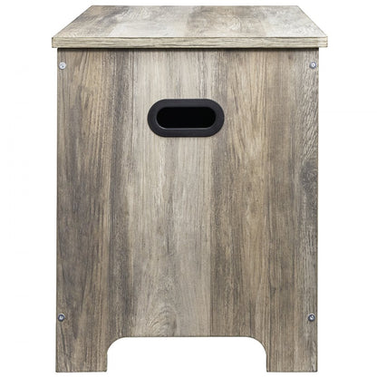 ETD03 - Durable Wooden Toy Chest & Bench, 39.15" x 15.55" x 18.9"