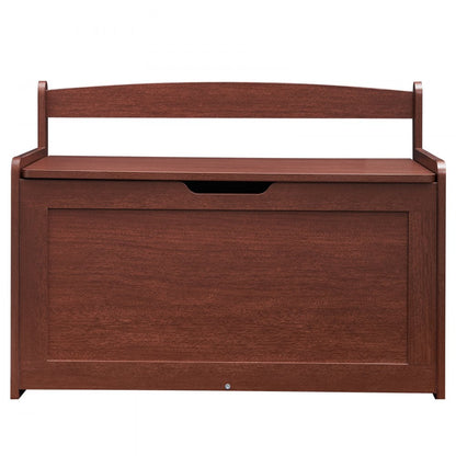 ETD02-2 - Stylish Cherry Toy Chest & Bench with Safe Design