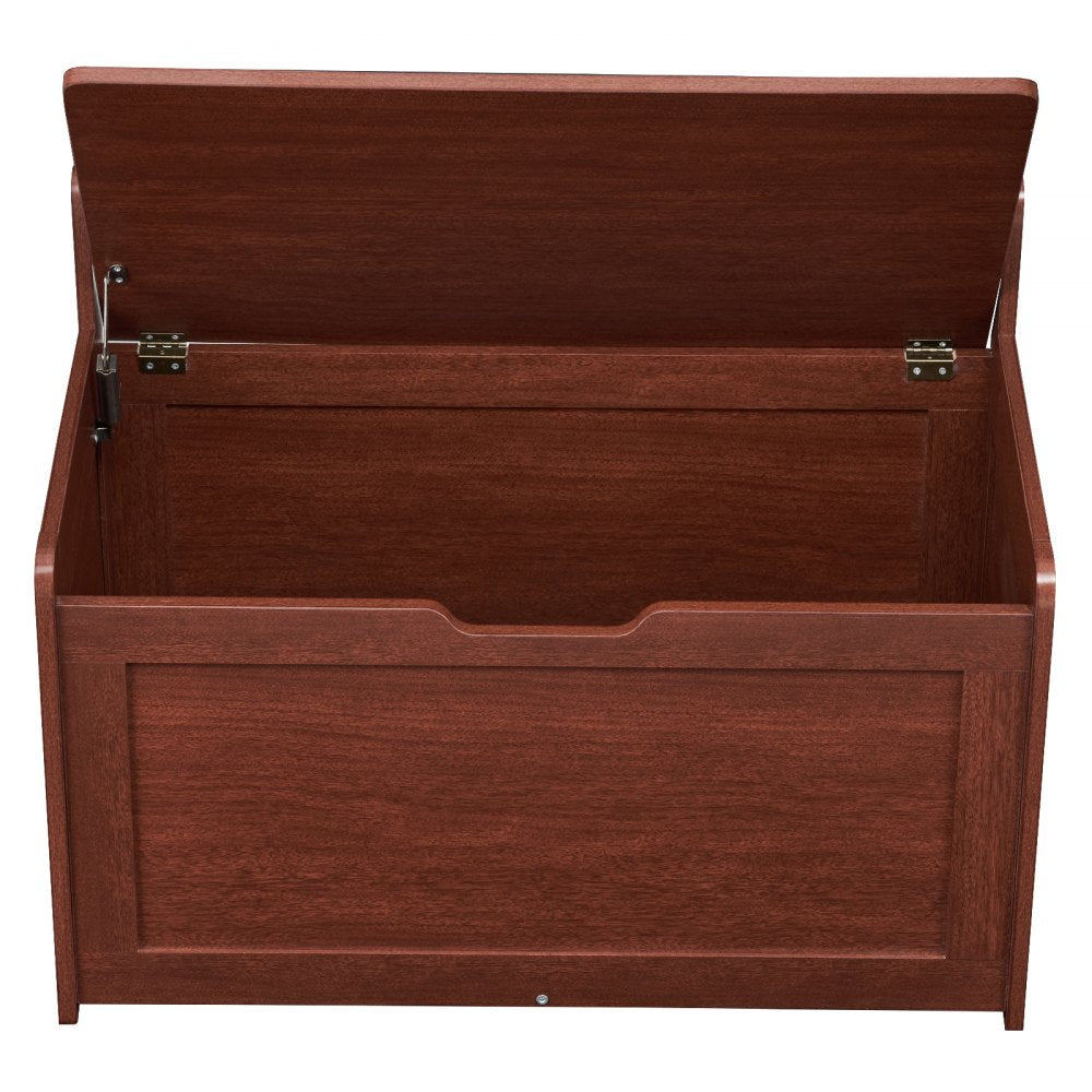 ETD02-2 - Stylish Cherry Toy Chest & Bench with Safe Design