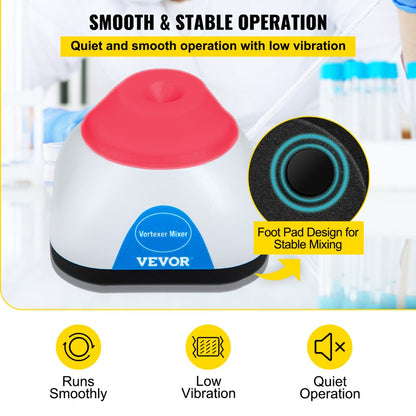 KW-3000-1F - 3000RPM VEVOR Vortex Mixer with 6mm Orbital Motion