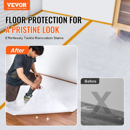 VGWS18030 - 39" x 100' Durable Carpet Protection Film for Renovation Projects