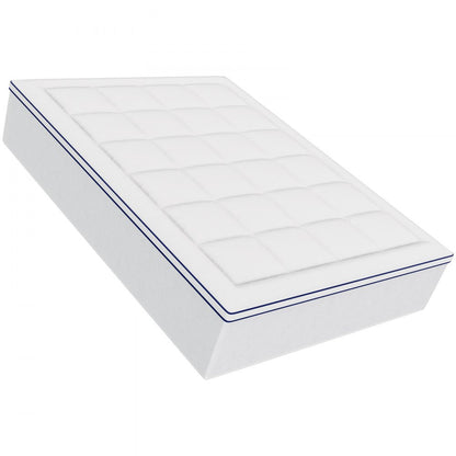 6080C3 - 1" Thick Fiber Fill Mattress Topper with Detachable Casing