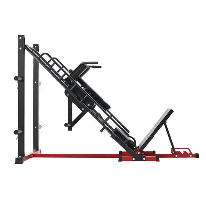 HM1904 - Durable 2000lbs Hack Squat & Leg Press Machine with Adjustable Backrest