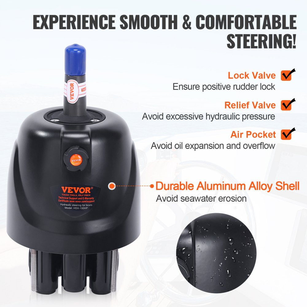 HH4314 - 150 HP Aluminum Hydraulic Steering Pump with Easy Maintenance