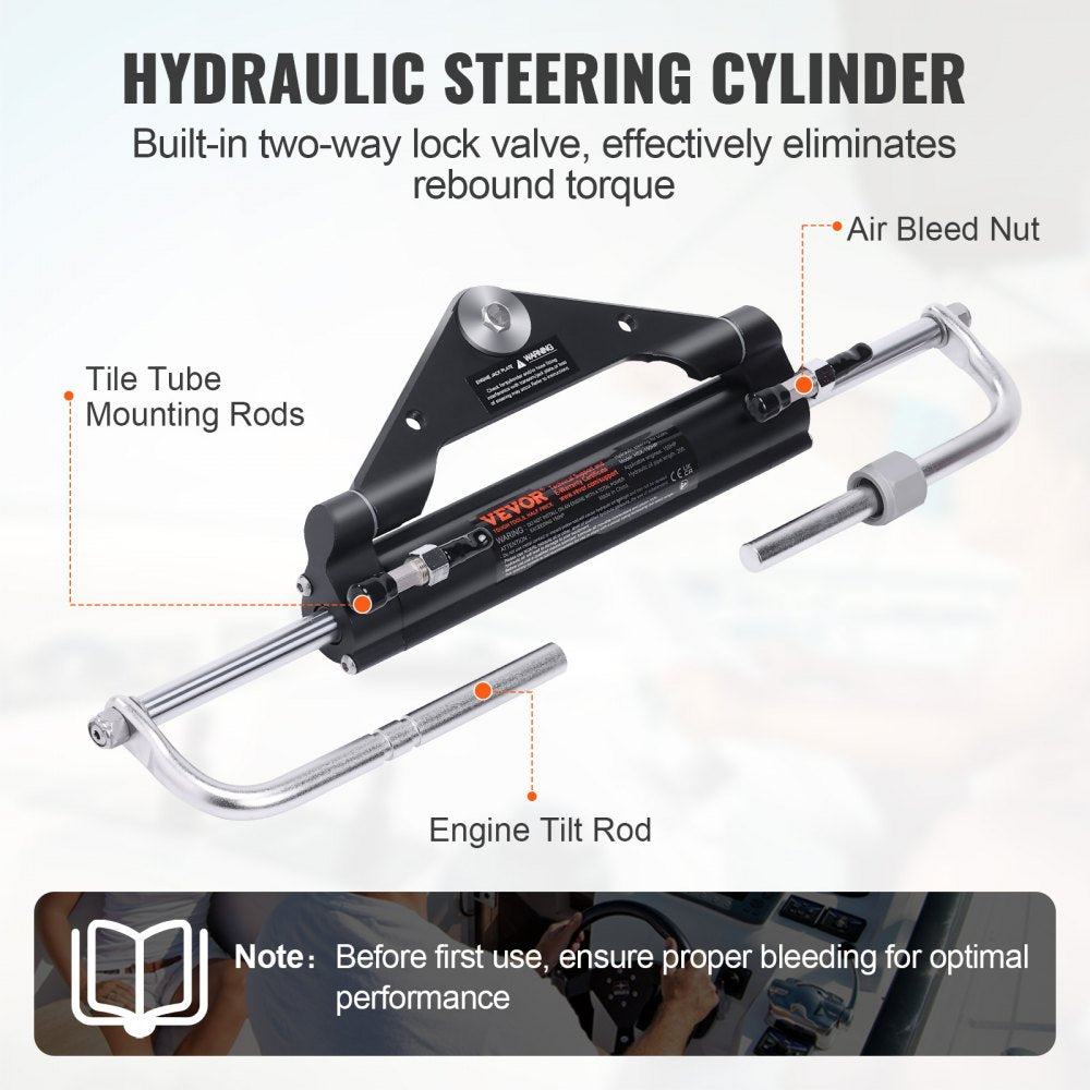 HSX-150HP - Smooth Hydraulic Steering Kit for 150HP Outboard Motors