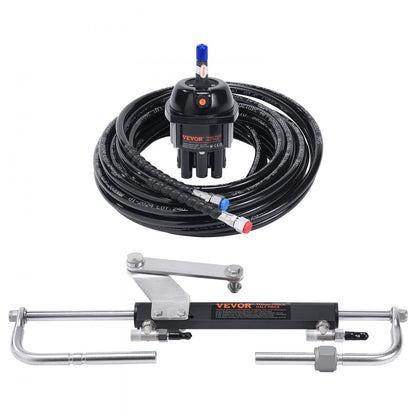 HSX-90HP - Effortless Hydraulic Steering Kit for Single-Engine Boats