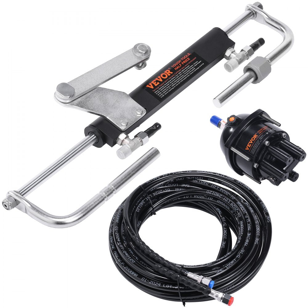 HSX-90HP - Effortless Hydraulic Steering Kit for Single-Engine Boats