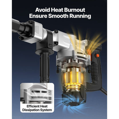 JH-0840 - 1400W VEVOR Demolition Jack Hammer with 2900 BPM Impact