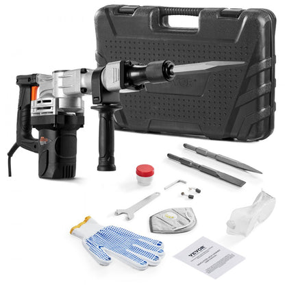 JH-0840 - 1400W VEVOR Demolition Jack Hammer with 2900 BPM Impact