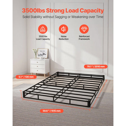 PB05-Q - Durable 79.1" Metal Box Spring, 3500 lbs Weight Capacity