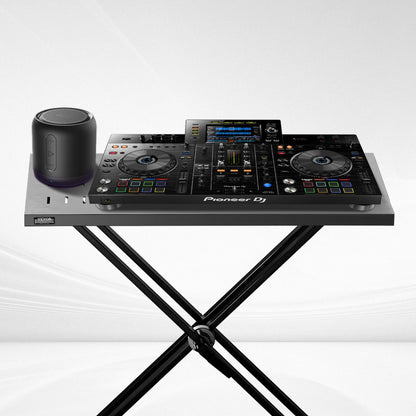 DJ-3 - Adjustable VEVOR DJ Table, 32.28" x 19.49" Mesh Surface