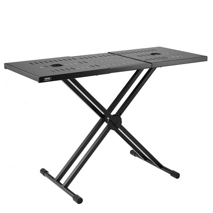 DJ-4 - Adjustable VEVOR DJ Table Stand, 32.28"x18.31", Durable Alloy Steel