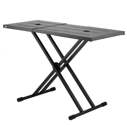 DJ-4 - Adjustable VEVOR DJ Table Stand, 32.28"x18.31", Durable Alloy Steel