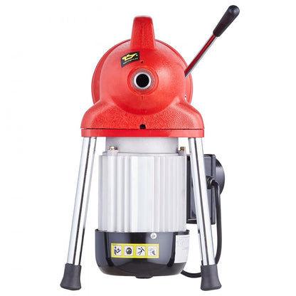 010625931545 - 120FT Drain Cleaner Machine with 370W Power & Interchangeable Cutters