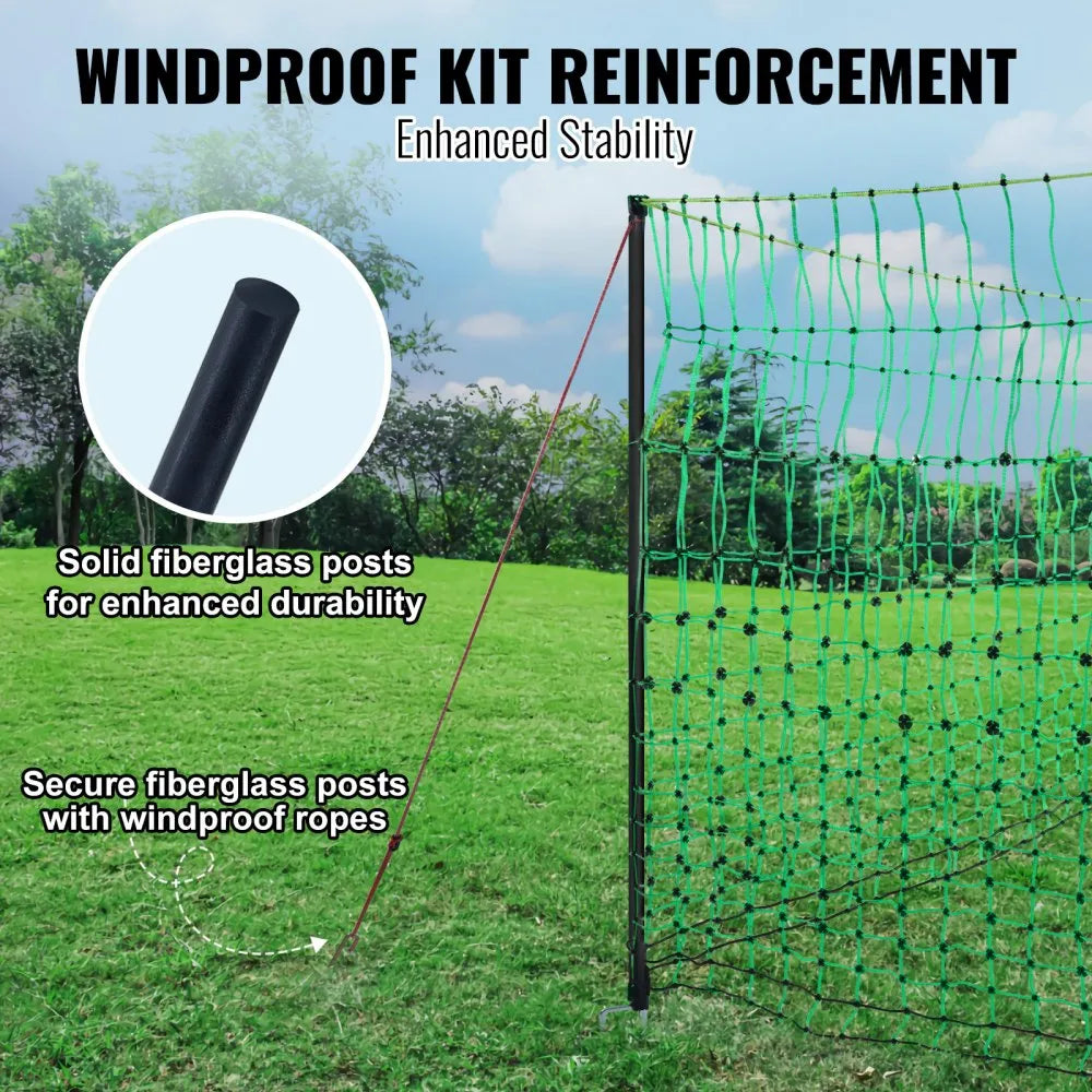 SP1201407D35 - 48" H VEVOR Electric Fence Netting Kit for Animals