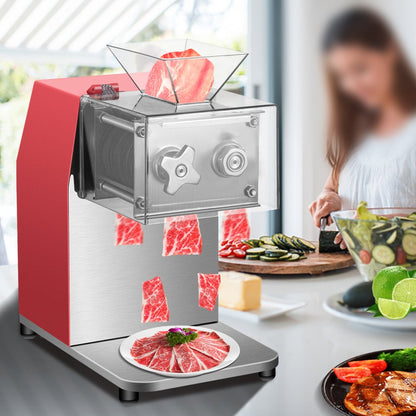 ZTY-HSQR3.5 - 850W Stainless Steel Meat Cutter for High-Volume Kitchens