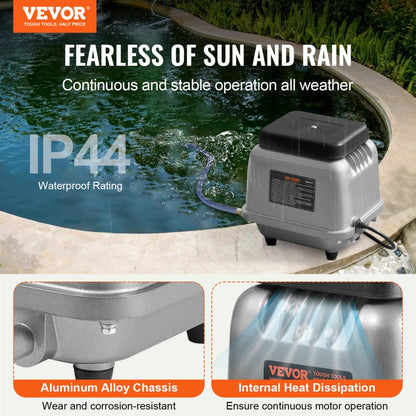 HJB-120 - 109L/Min VEVOR Linear Air Pump for Ponds & Septic Systems