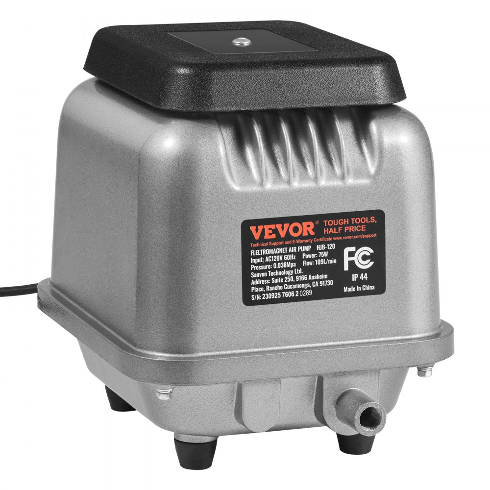 HJB-120 - 109L/Min VEVOR Linear Air Pump for Ponds & Septic Systems
