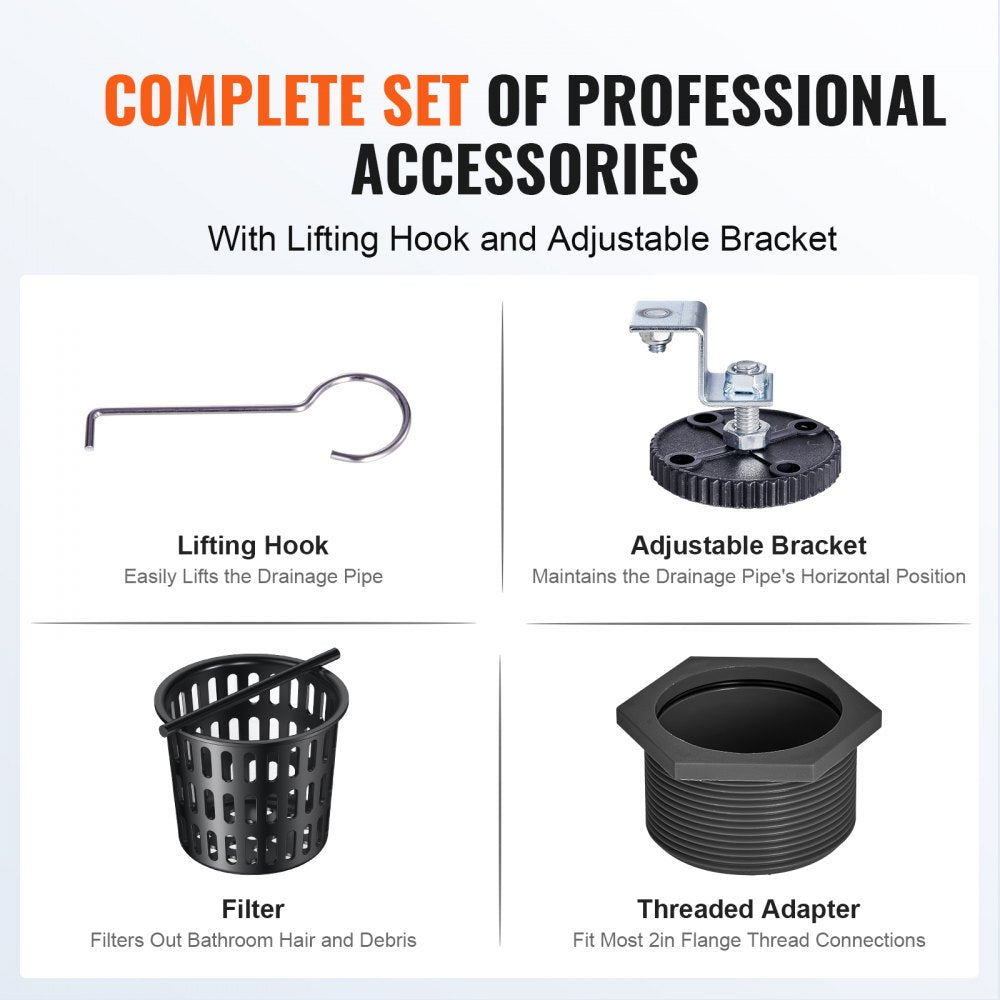 ZA3-24-G03-MB - 24-Inch Brushed Stainless Steel Shower Drain with Square Grate