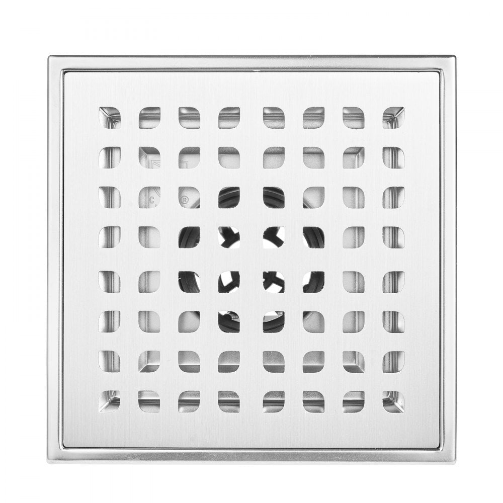 COU-6-S04-BR - 16-Inch Stylish Linear Shower Drain with Removable Grate