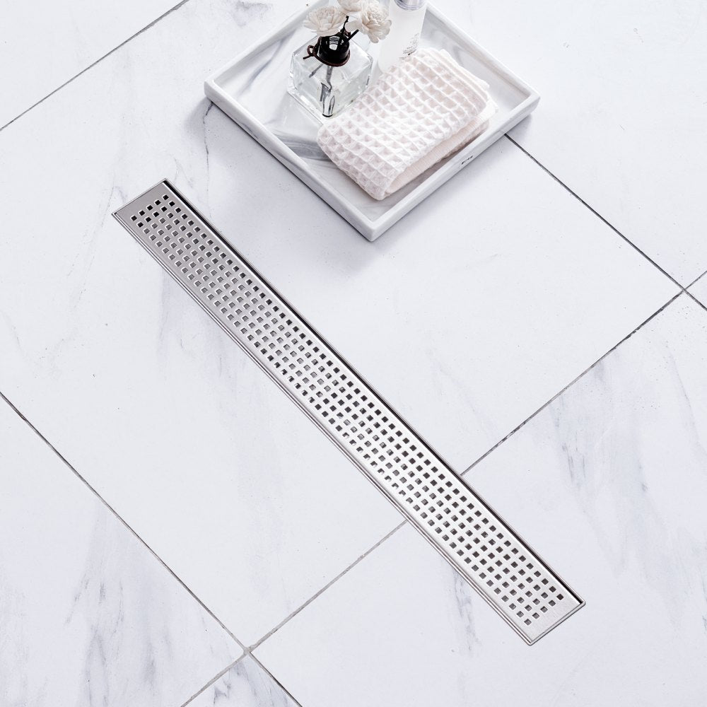 ZA3-24-G03-BR - 24 Inch VEVOR Linear Shower Drain for Rapid Water Flow