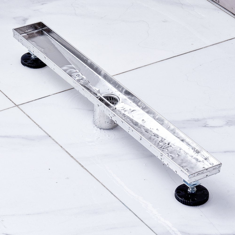 ZA3-24-G03-BR - 24 Inch VEVOR Linear Shower Drain for Rapid Water Flow
