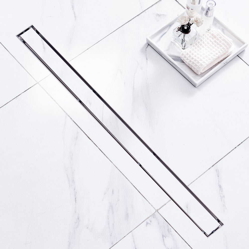 ZA3-36-T01-BR - 36-Inch Linear Shower Drain for High Flow & Durability